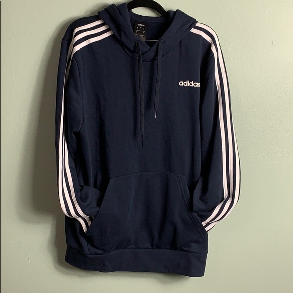 blue and white adidas hoodie